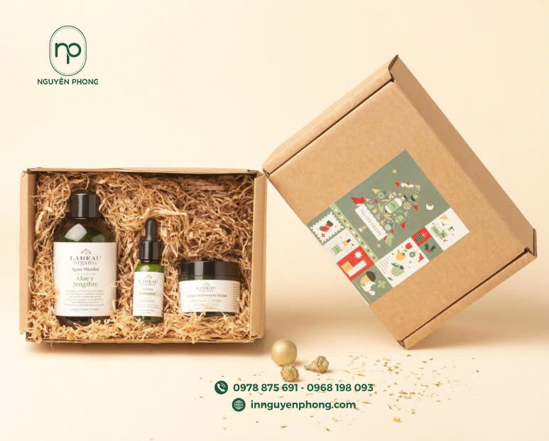 In hộp giấy Kraft giá rẻ tại Nguyên Phong 